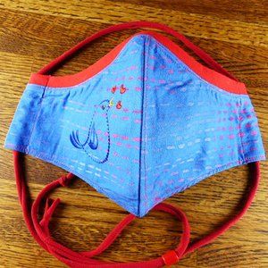 Custom Embroidered Face Mask w/ stretchy nose band